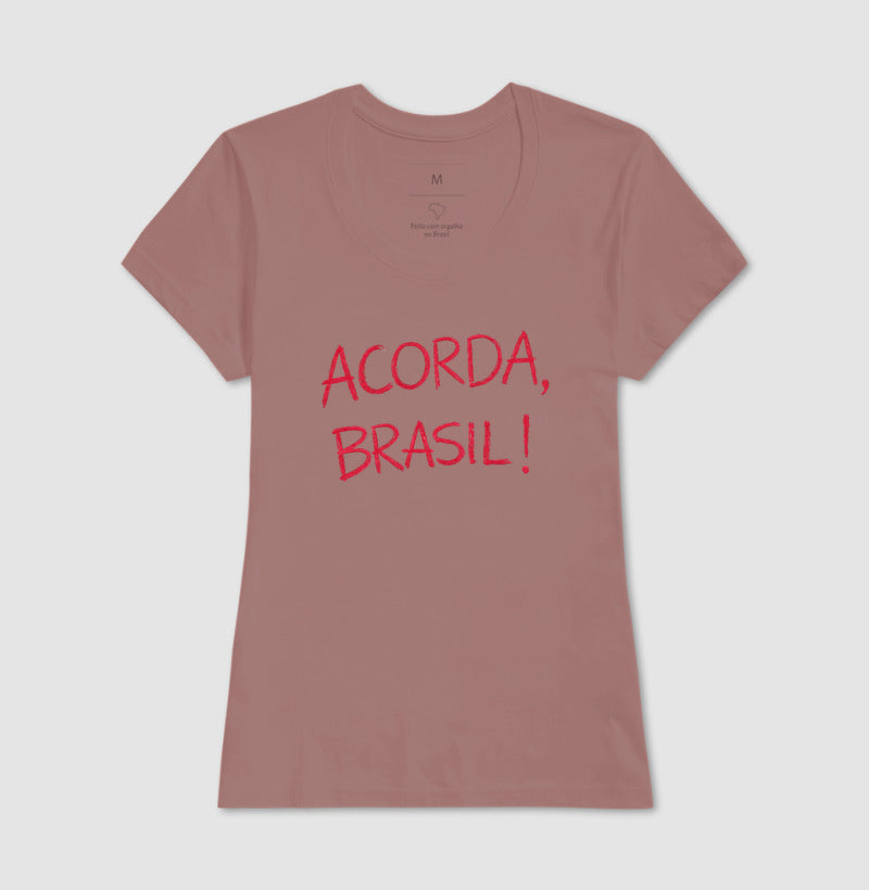 Camiseta Acorda, Brasil!