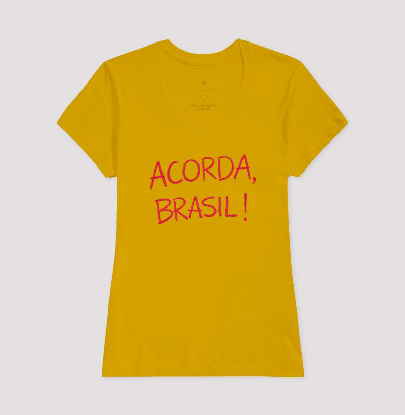 Camiseta Acorda, Brasil!